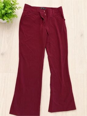 New York & Company 7th Avenue Burgundy Bootcut Dress Pants – Women’s Size 8